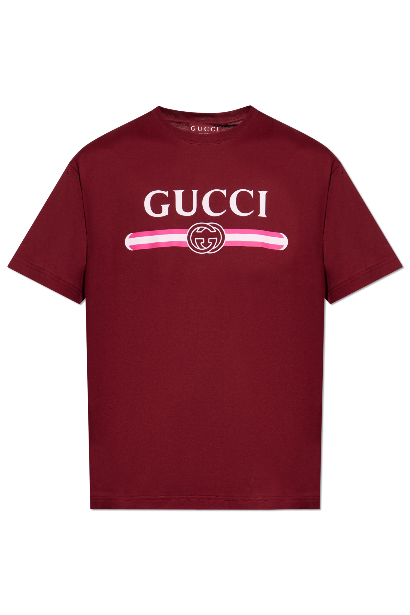 Gucci T-shirt with printed logo | Men's Clothing | Vitkac